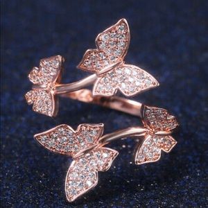 Women’s Ring 925 Stamped Silver Butterfly